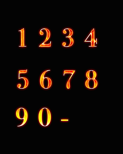 Demon numbers. - Photo, Image