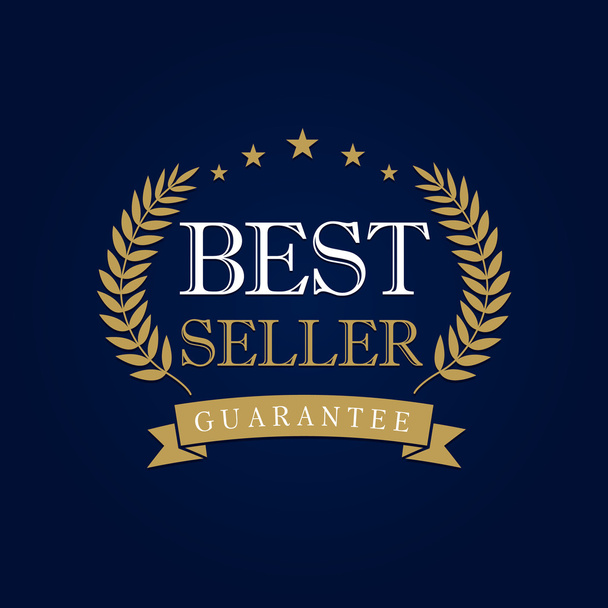 logotipo do best seller - Vetor, Imagem