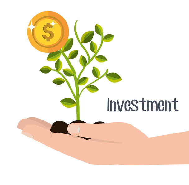 Money savings and investments - Vector, Image