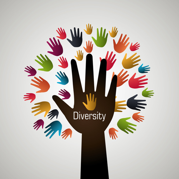 People diversity colorful icon - Vector, Image