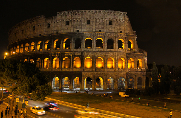 Colosseum gece - Fotoğraf, Görsel