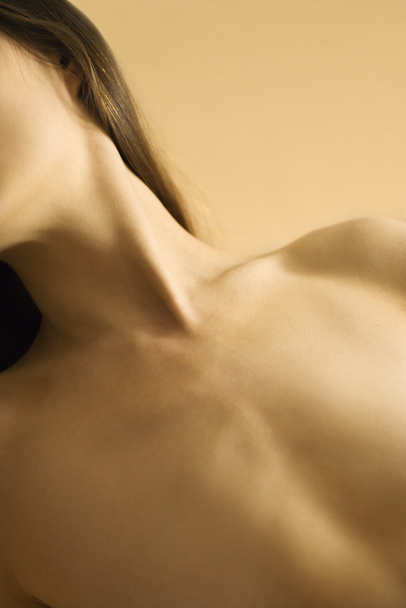 Female chest and neck. - Фото, зображення