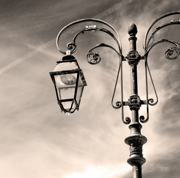abstracte Europa in Italië lantaarn en verlichting - Foto, afbeelding