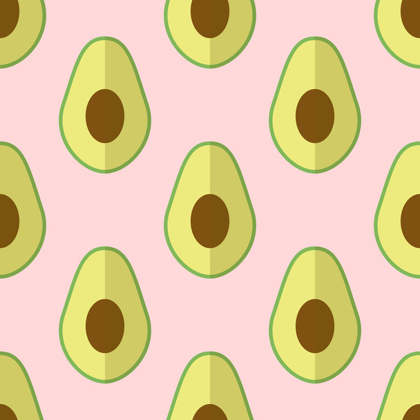 avocado fruits seamless pattern - Vector, Image