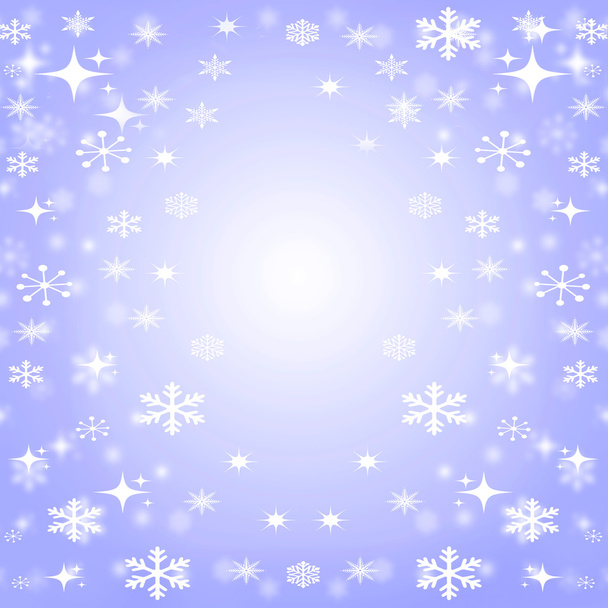 christmas blue background illustration - Foto, Bild