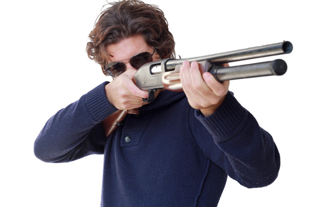 Shotgun aiming - Fotó, kép