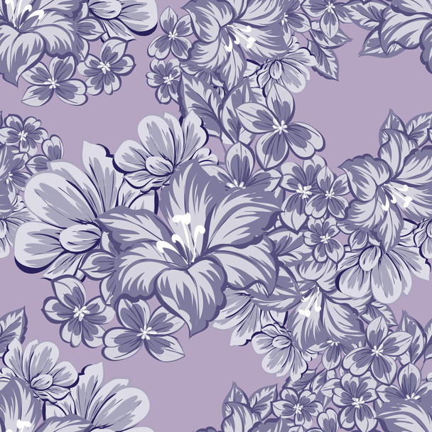 Floral seamless pattern - Вектор,изображение