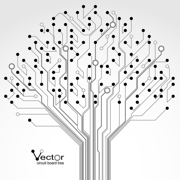 Circuit board pattern - Vector, imagen