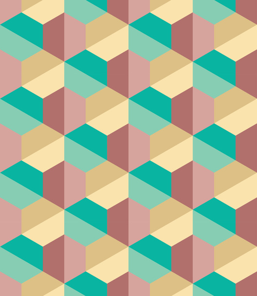 Motif géométrique coloré sans couture vectoriel moderne, fond géométrique abstrait de couleur, imprimé multicolore oreiller, texture rétro, design de mode hipster
 - Vecteur, image