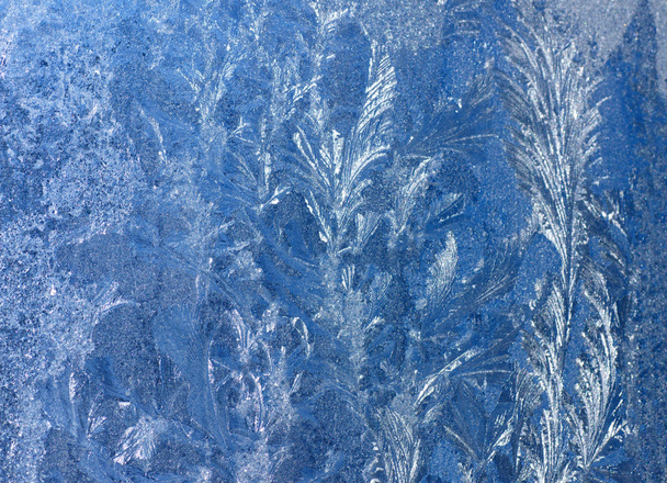 Frosty vzorek pozadí na sklo - Fotografie, Obrázek
