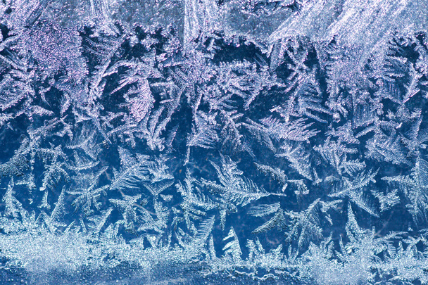 Frosty vzorek pozadí na sklo - Fotografie, Obrázek