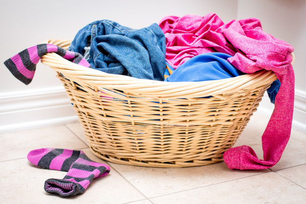 laundry clothes basket - Photo, Image