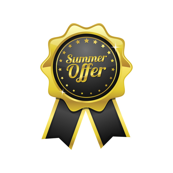 Summer Offer Icon - Vector, afbeelding