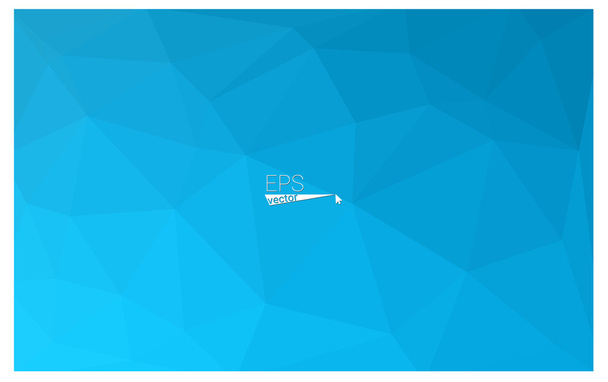 blaue geometrische zerrumpelte dreieckige Low-Poly-Origami-Stil Farbverlauf Illustration grafischer Hintergrund. Vektor-polygonales Design für Ihr Unternehmen. - Vektor, Bild