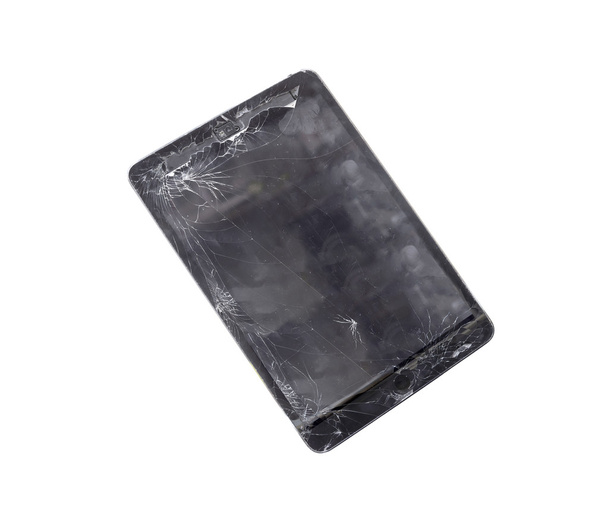 kötü bir şekilde zarar görmüş tablet - Fotoğraf, Görsel
