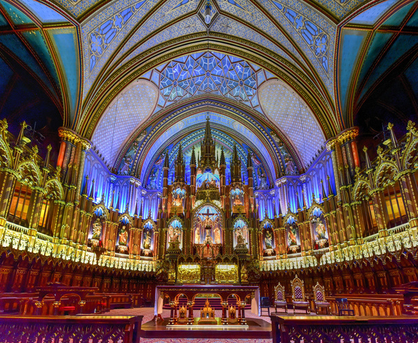Bazilika Notre-Dame - Montreal, Kanada - Fotografie, Obrázek