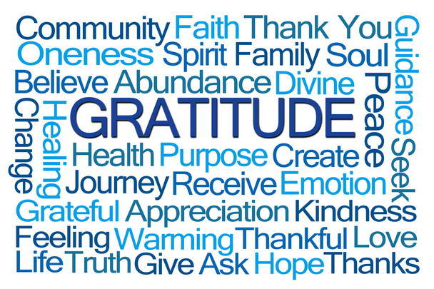 Gratitude Word Cloud - Photo, Image