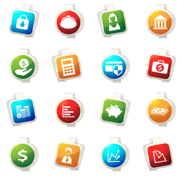 Business and Finance Icons - ベクター画像