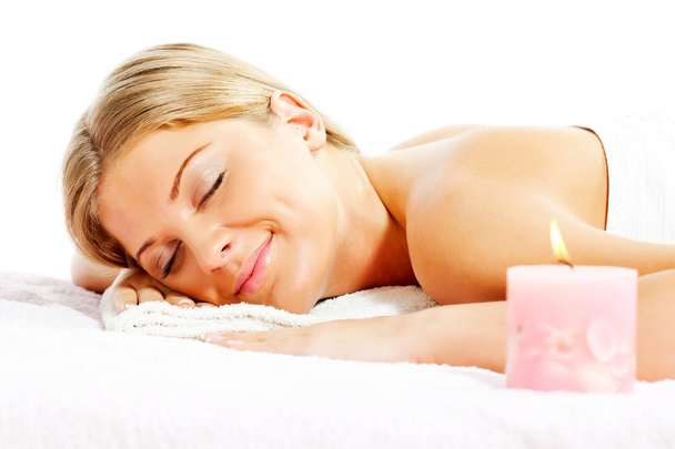 Enjoying spa treatment - Foto, Imagen