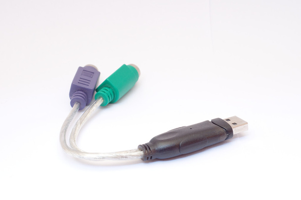 USB-naar-ps2 adapter / ps2 naar usb adapter - Foto, afbeelding