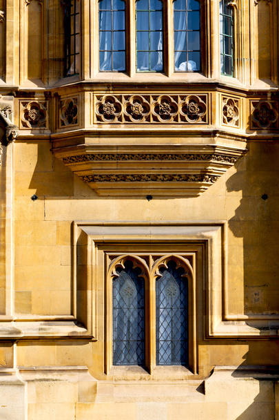 velho no parlamento histórico de Londres e reflexo
 - Foto, Imagem