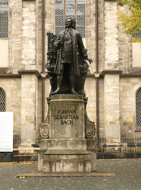 Johann Sebastian Bach Memorial Leipzig, Almanya - Fotoğraf, Görsel