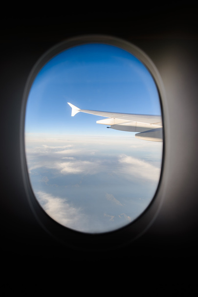Aerial view from Airbus window - 写真・画像