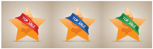 Top sale stars - Vector, Image