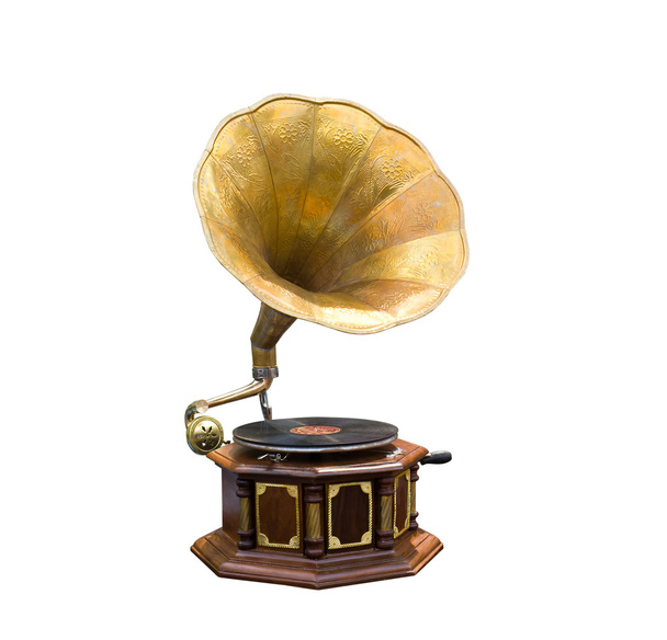 Vecchio grammofono retrò
 - Foto, immagini