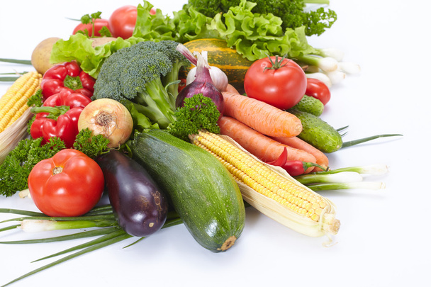 Légumes frais sur blanc
 - Photo, image