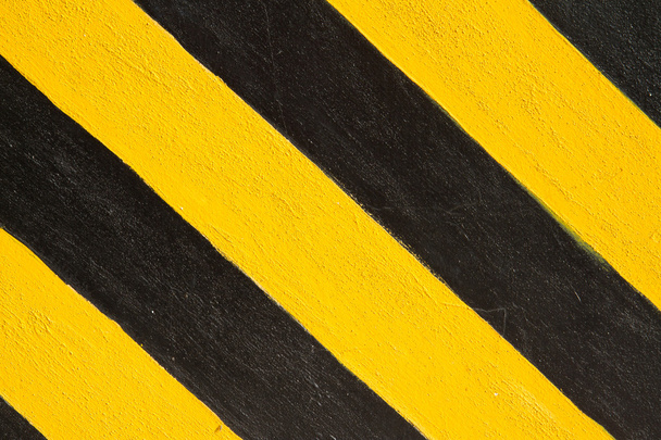 Yellow and black strip line - Photo, Image