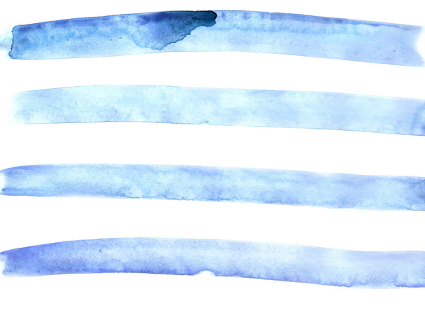 Aquarell blaue Streifen Hintergrund. Vektor Folge 10 - Vektor, Bild
