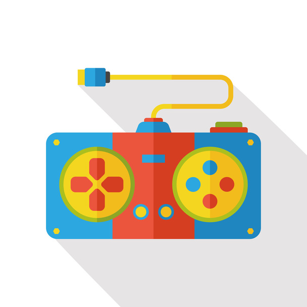 Game consoles flat icon - Vector, Image