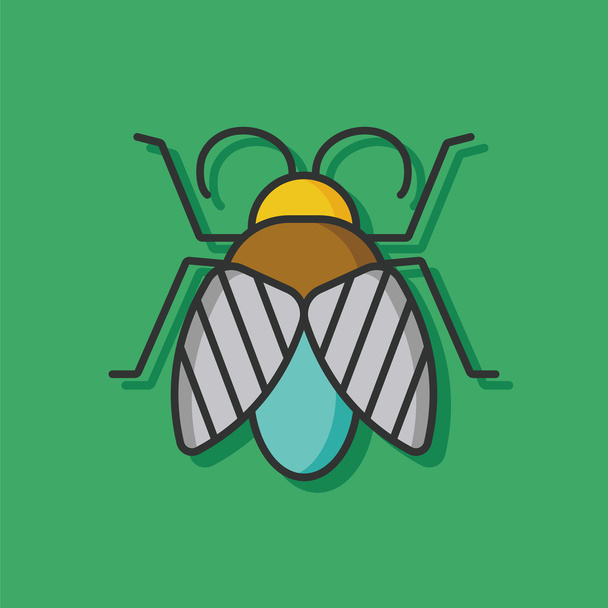 insecte bug vecteur icône
 - Vecteur, image