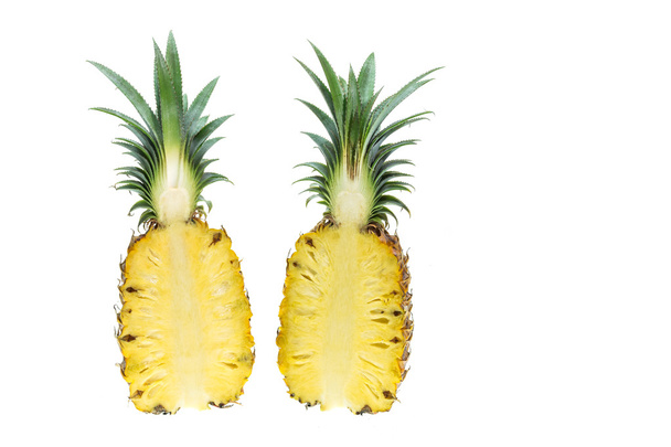 Fresh pineapple isolated on white background - Valokuva, kuva