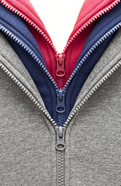 3 zippers - Photo, Image