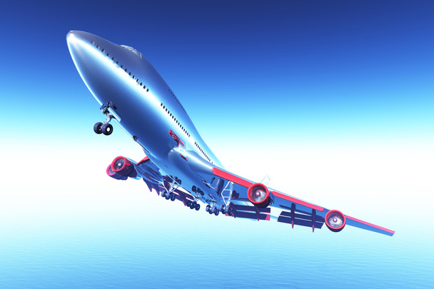 Lentokone lentää 3D tehdä 06
 - Valokuva, kuva
