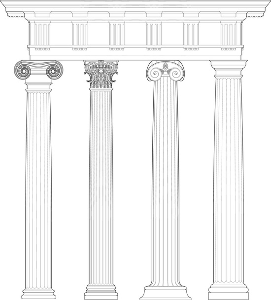 Four classical orders - Vektor, kép