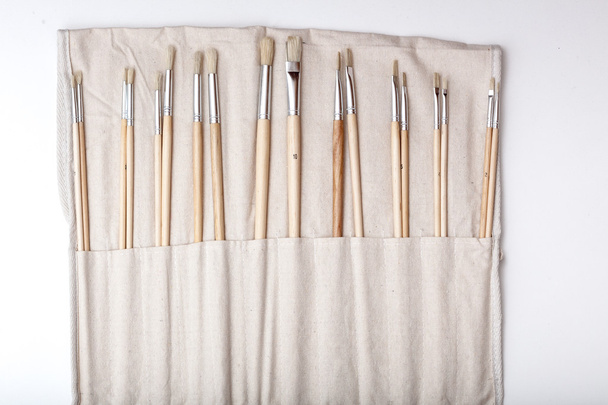 Set of paint brushes in different sizes - Fotografie, Obrázek