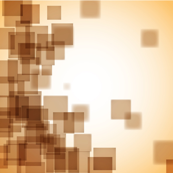 Abstract brown square background - Vector, Image