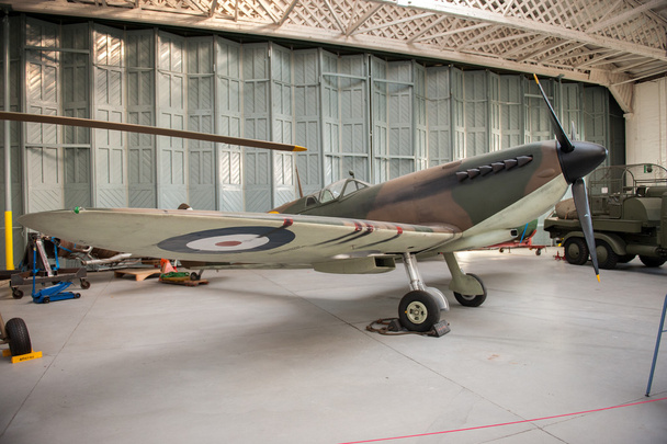 military air craft in hanger - Photo, Image