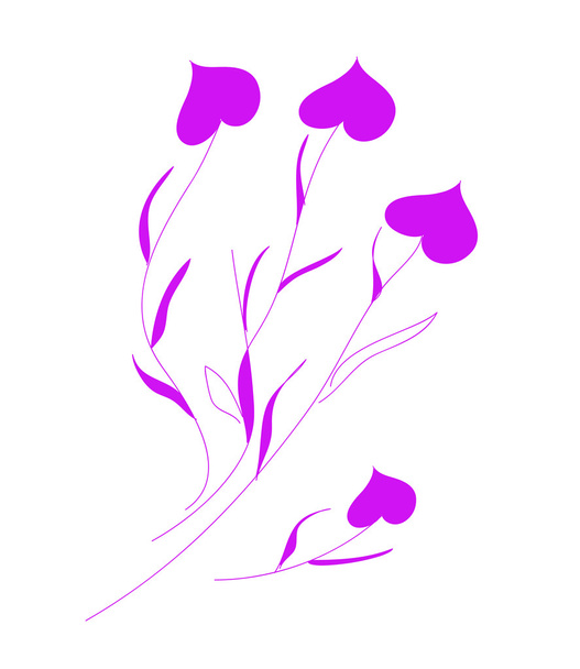 Orquídea é tenra violeta
 - Vetor, Imagem