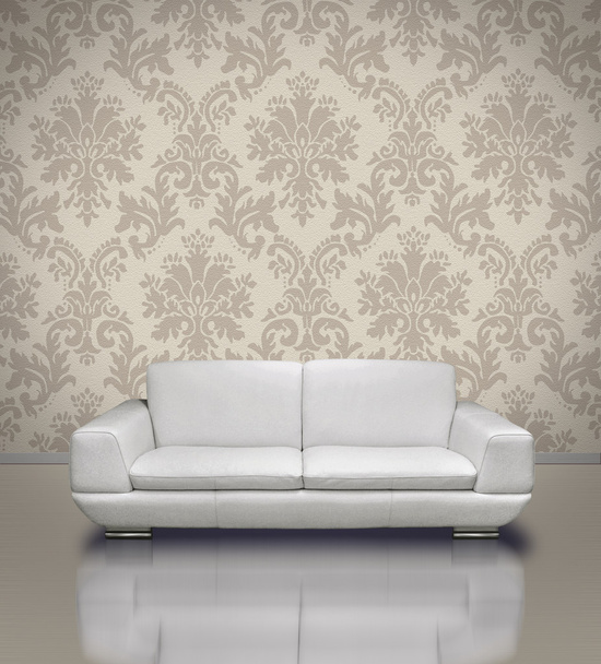Modern kanapé és a keret - Fotó, kép