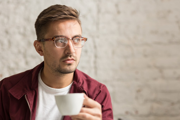 Young man with eyeglasses - Foto, Imagem
