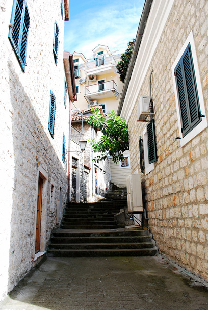 Antik Akdeniz şehrin taş sokaklarında - Fotoğraf, Görsel