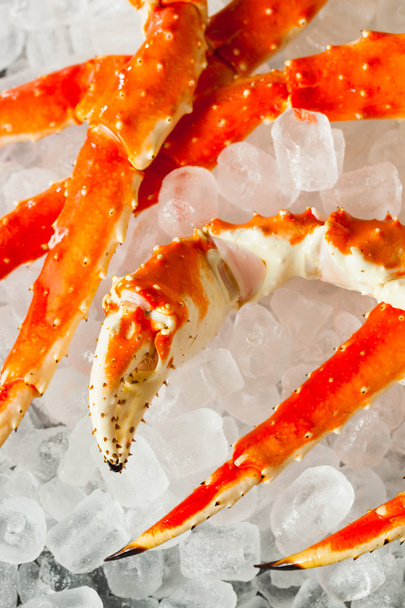 Cooked Organic Alaskan King Crab Legs - Zdjęcie, obraz
