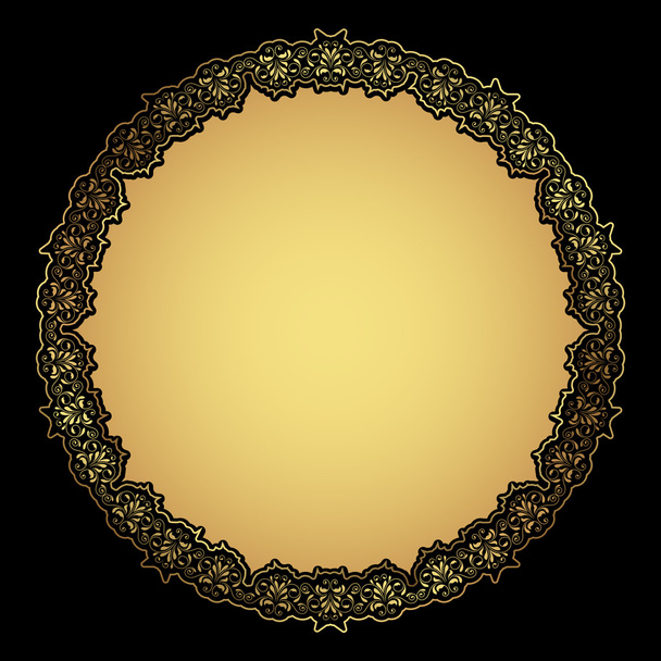 Декоративная золотая рама
 - Фото, изображение