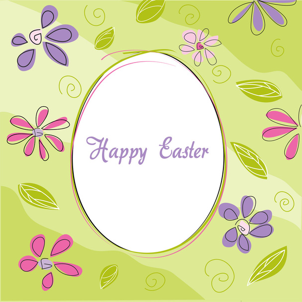 Happy Easter - Vetor, Imagem