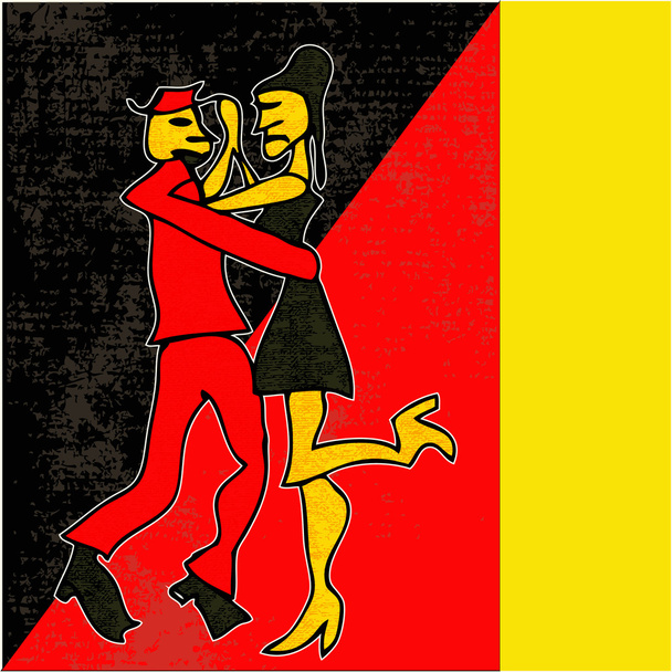 dança tango
 - Vetor, Imagem