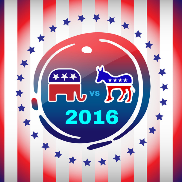 Election Day 2016 Campaign Banner - Vector, Image